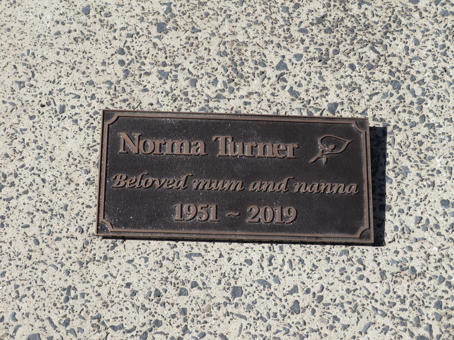 Personalised Bronze Memorial Plaque