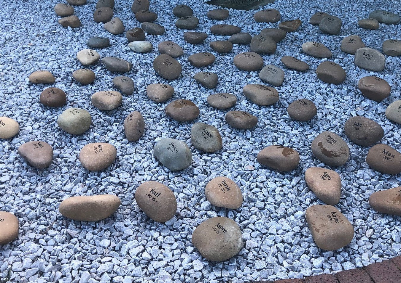 Fundraising Engraved River Stones By MPD Engraving Services