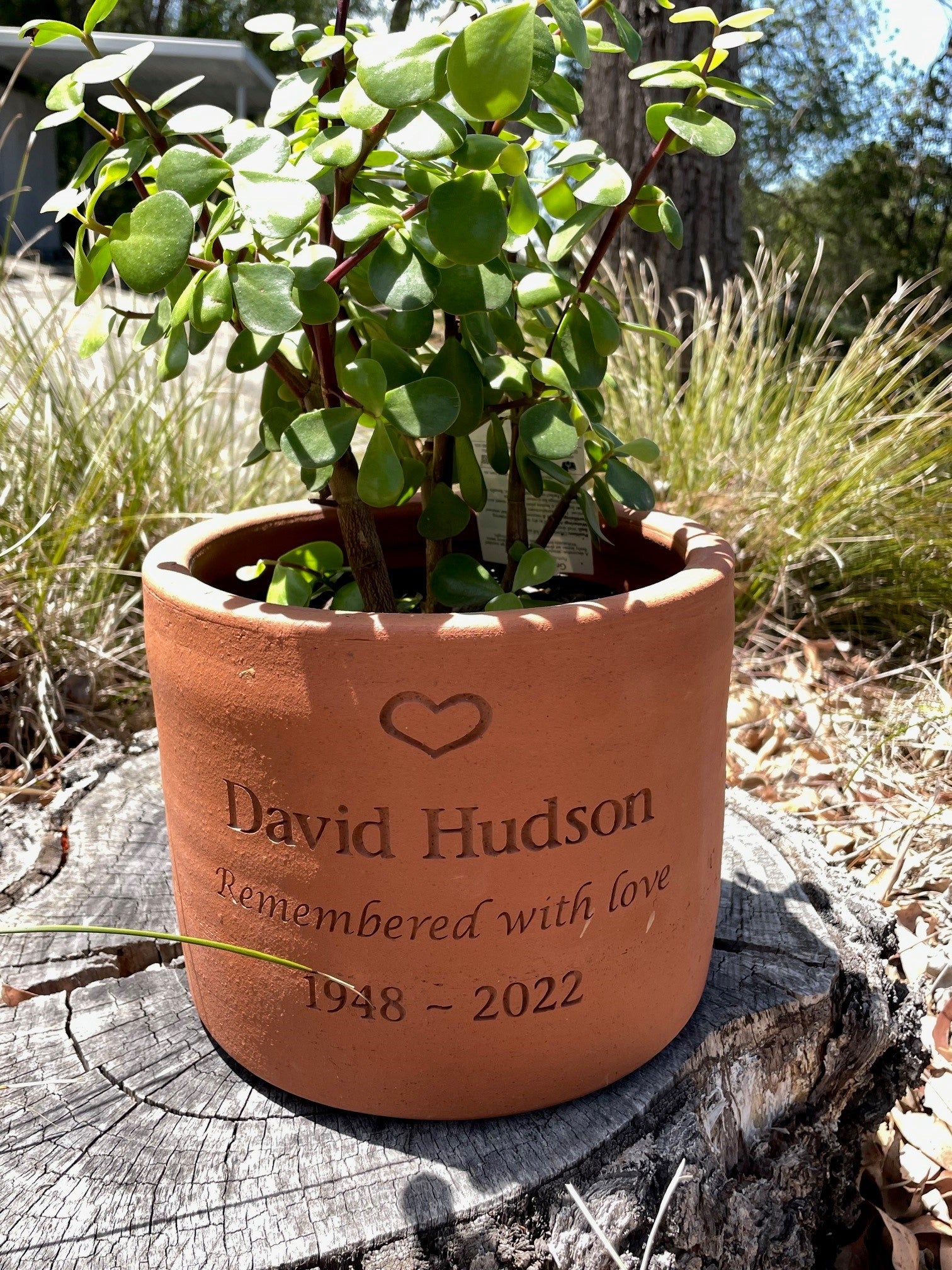 memorial plant pot Personalised Plant Pot Living Memorial