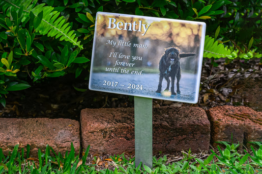 Personalised Garden Stake - Photo Ceramic