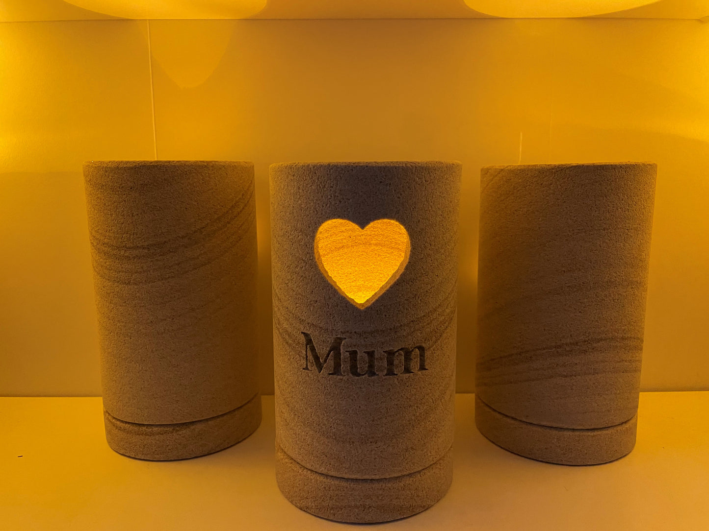 Personalised Memorial Sandstone Lantern