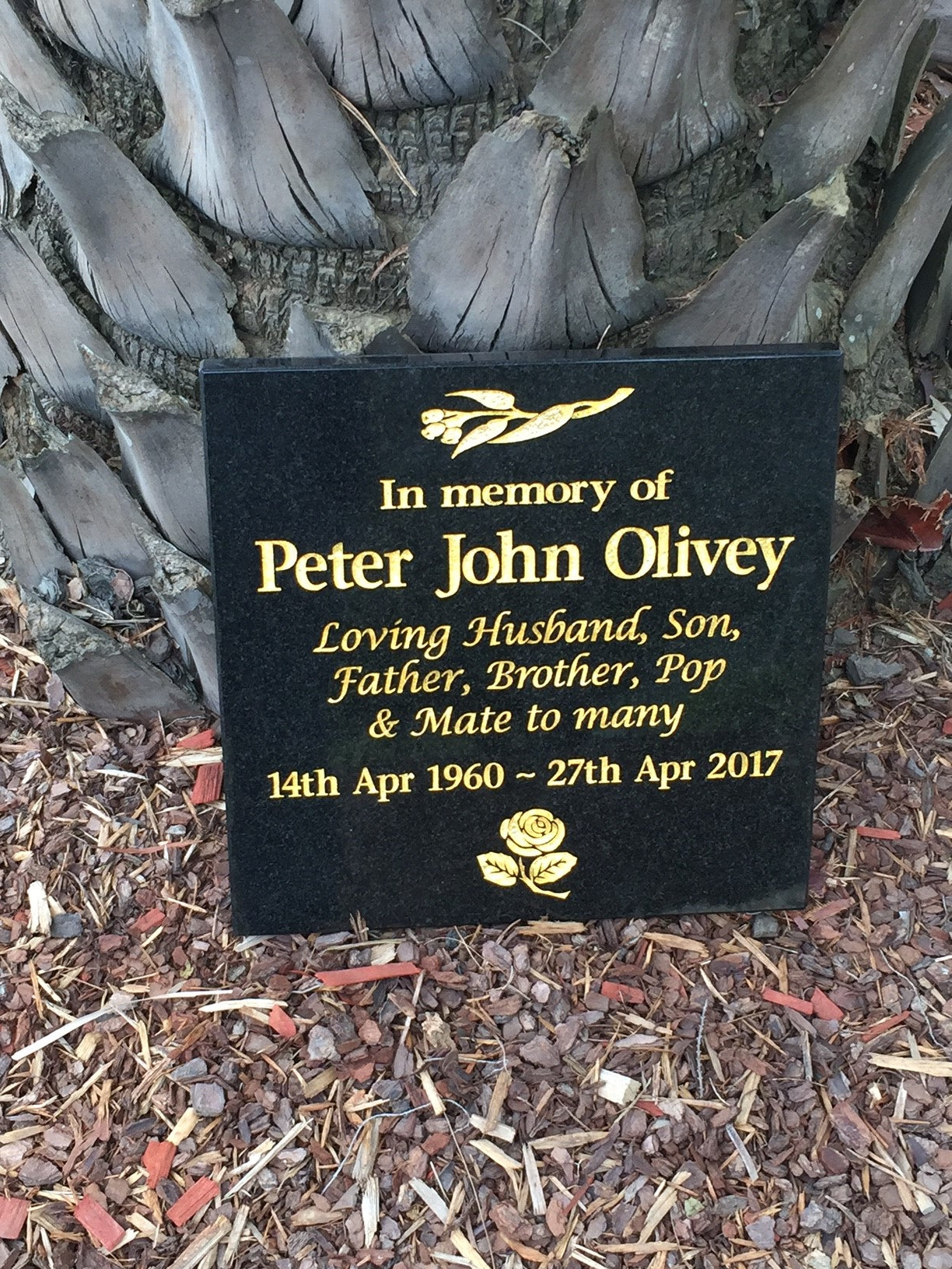 Personalised Sandstone or Granite Memorial Plaque - 30cm x 30cm