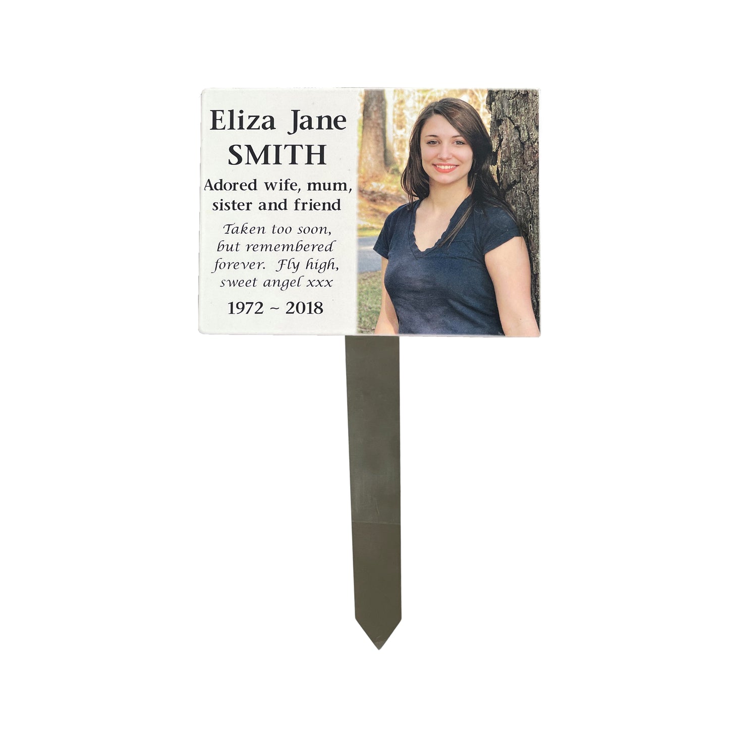 Personalised Garden Stake - Photo Ceramic