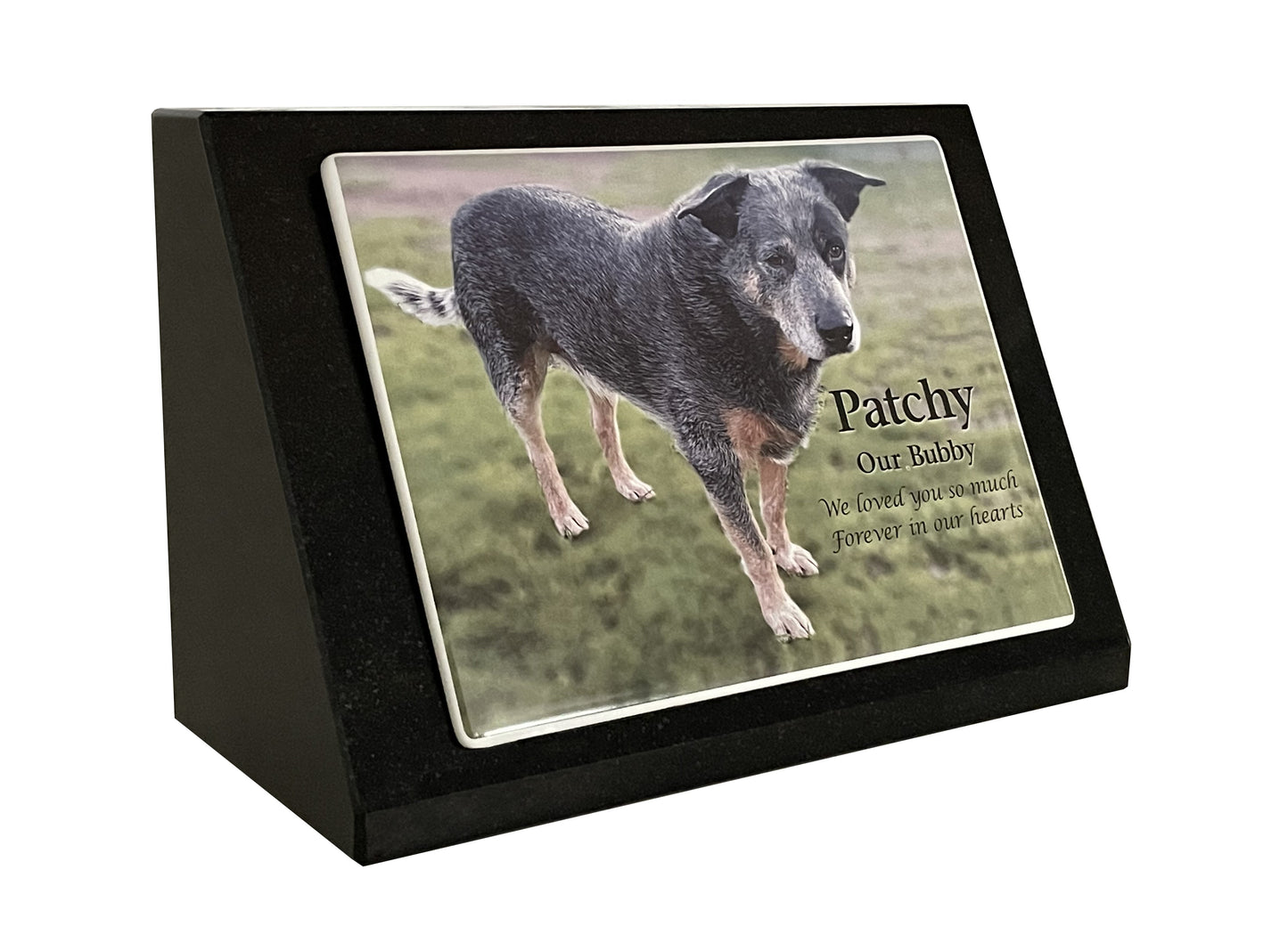 Personalised Granite or Sandstone Pet Memorial Headstone