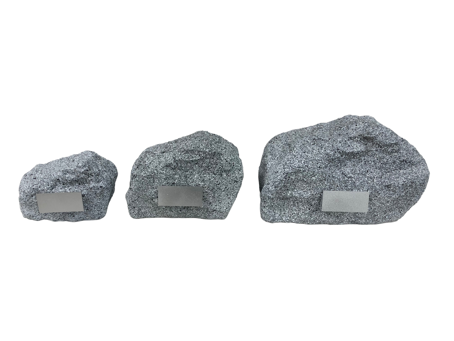 Personalised Garden Rock Pet Urn with Name Plaque