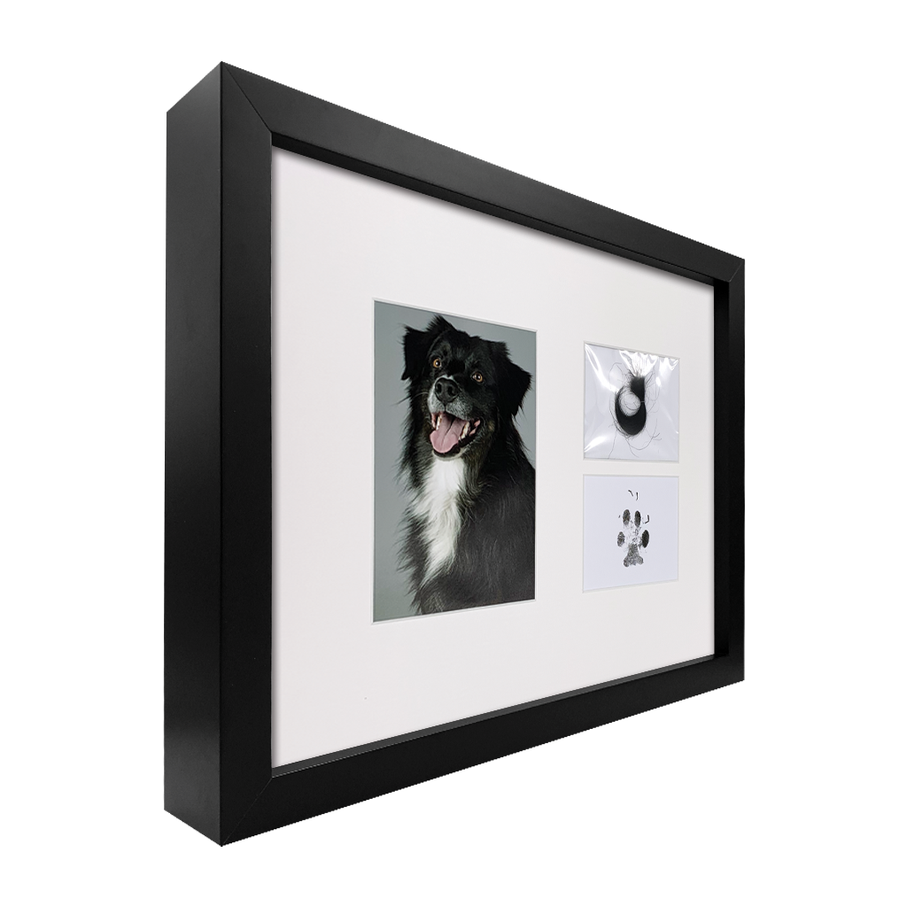 Lasting Impression Memorial Frame with Ashes or Paw Prints