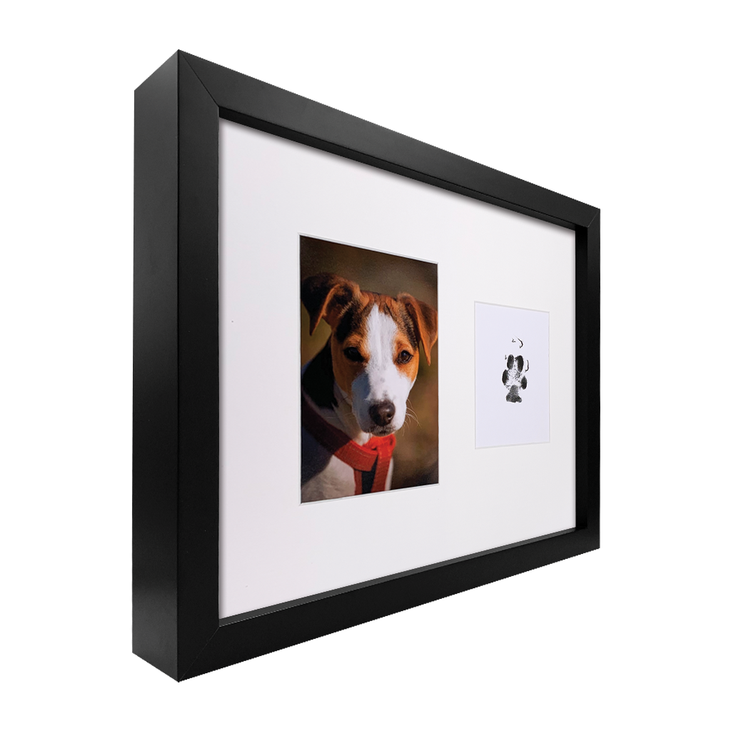 Lasting Impression Memorial Frame with Ashes or Paw Prints