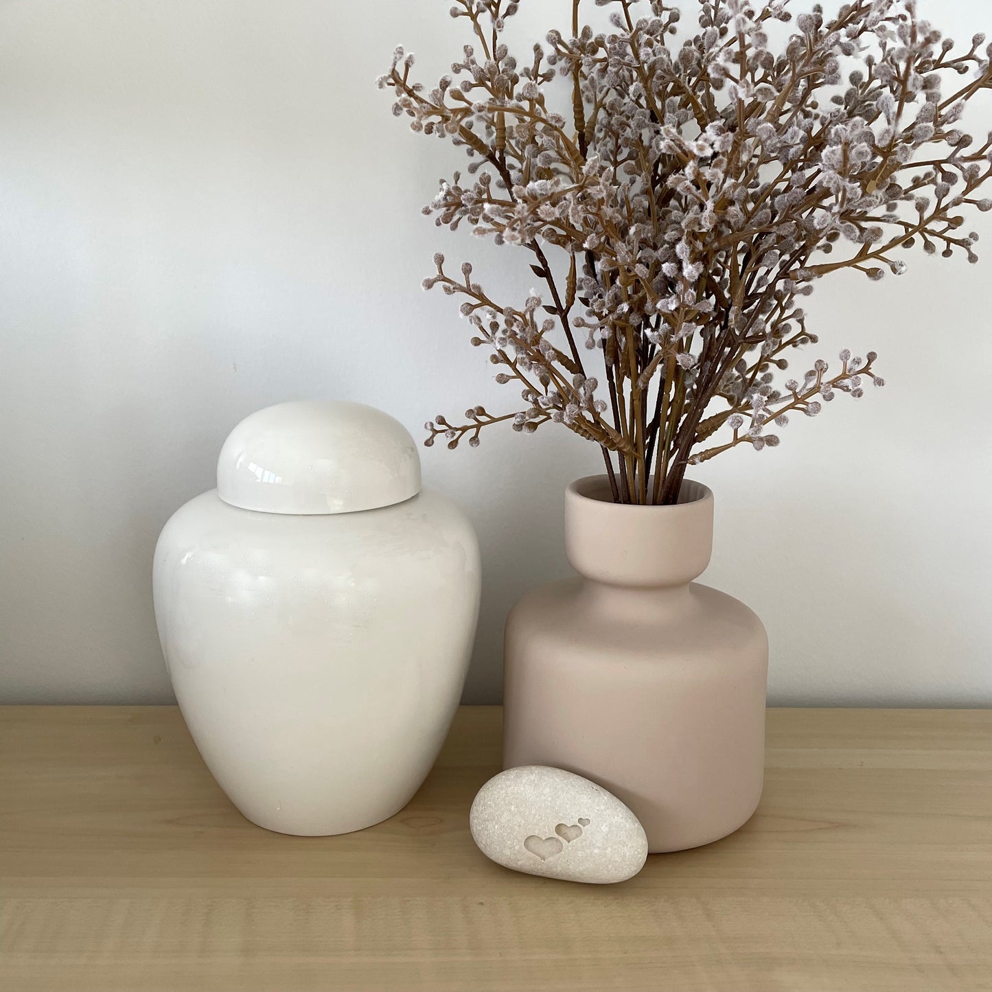 Ceramic Tranquility Memorial Urn in 3 Sizes and 4 Colours