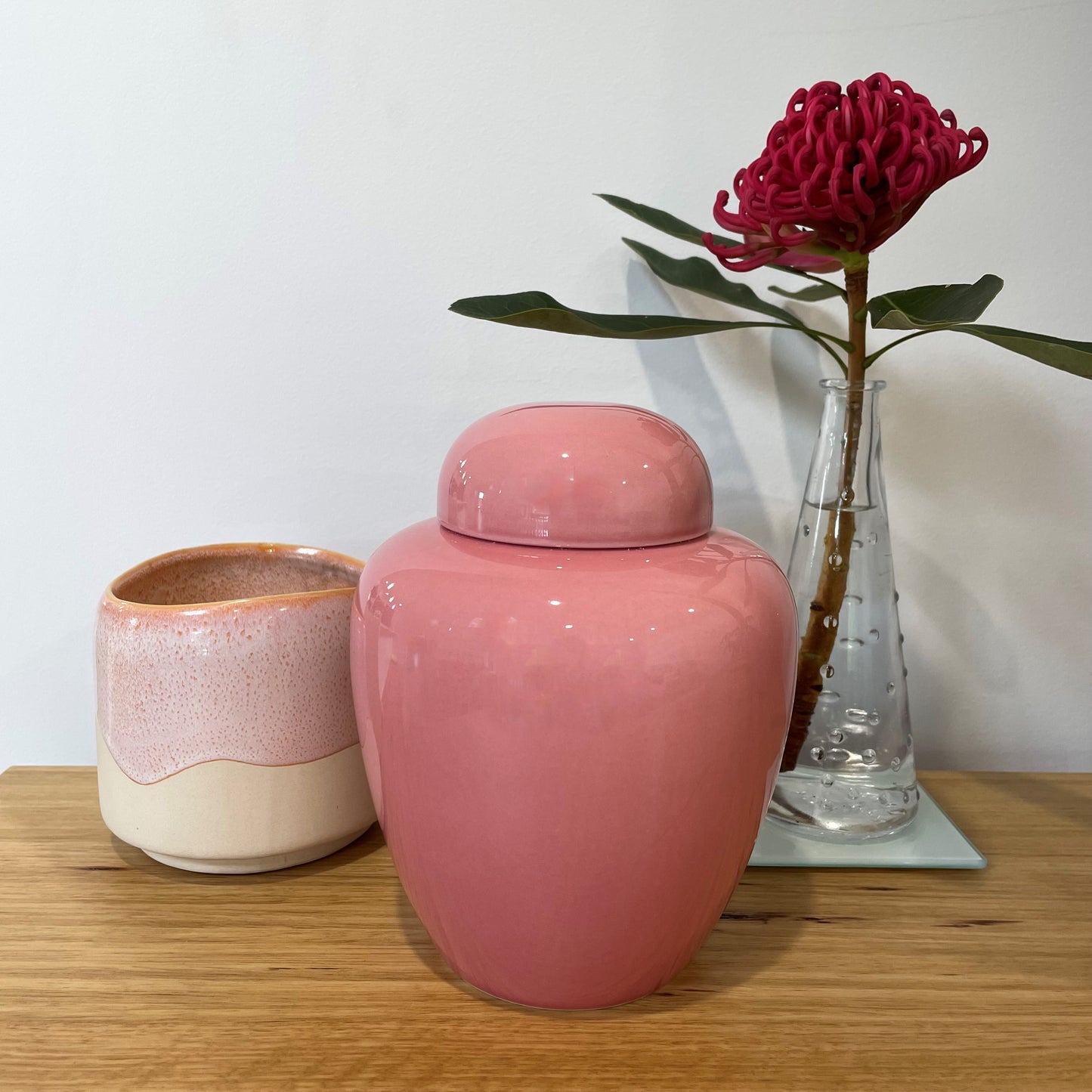 Ceramic Tranquility Memorial Urn in 3 Sizes and 4 Colours