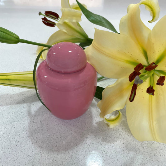 Ceramic Tranquility Memorial Urn in 3 Sizes and 4 Colours