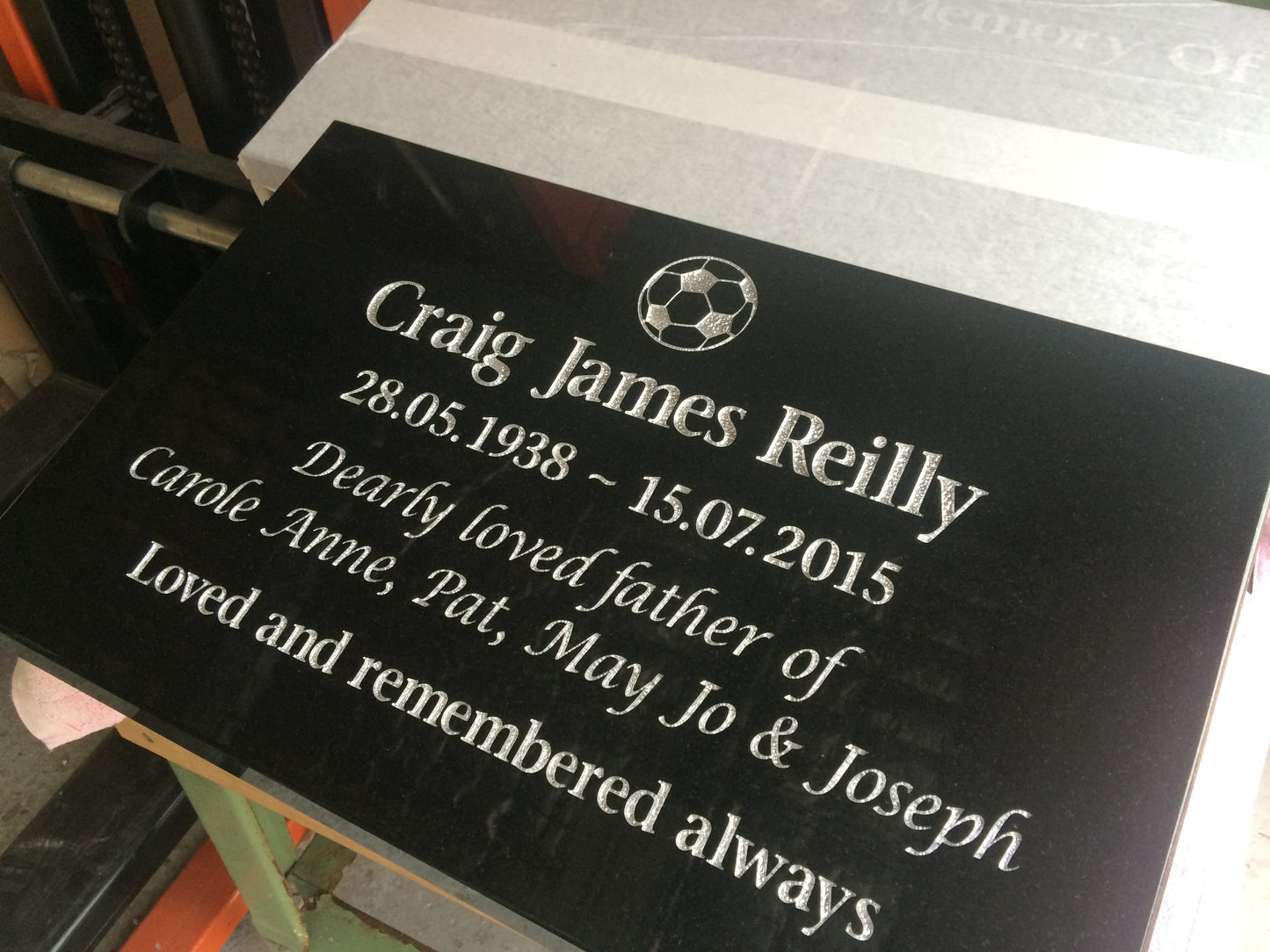 Granite Desk Marker Pet Headstone