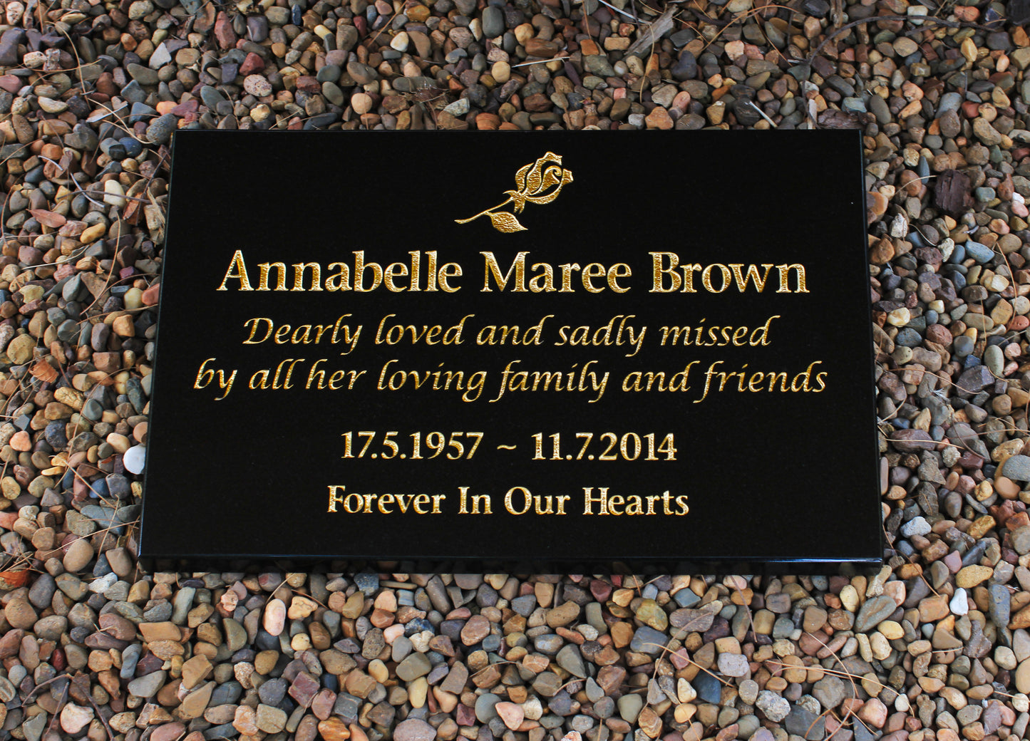 Granite Desk Marker Pet Headstone