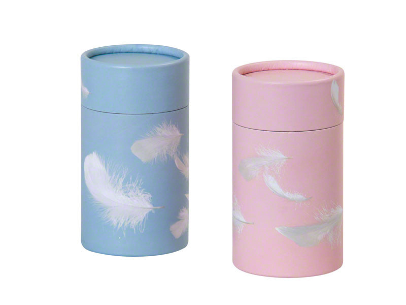 Scatter Tube - Feather On Blue or Pink