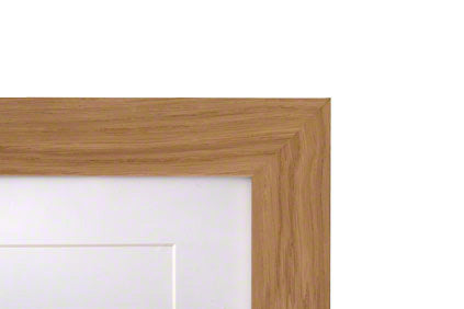 Tribute Oak Photo Frame Urn with Discreet Ashes Compartment