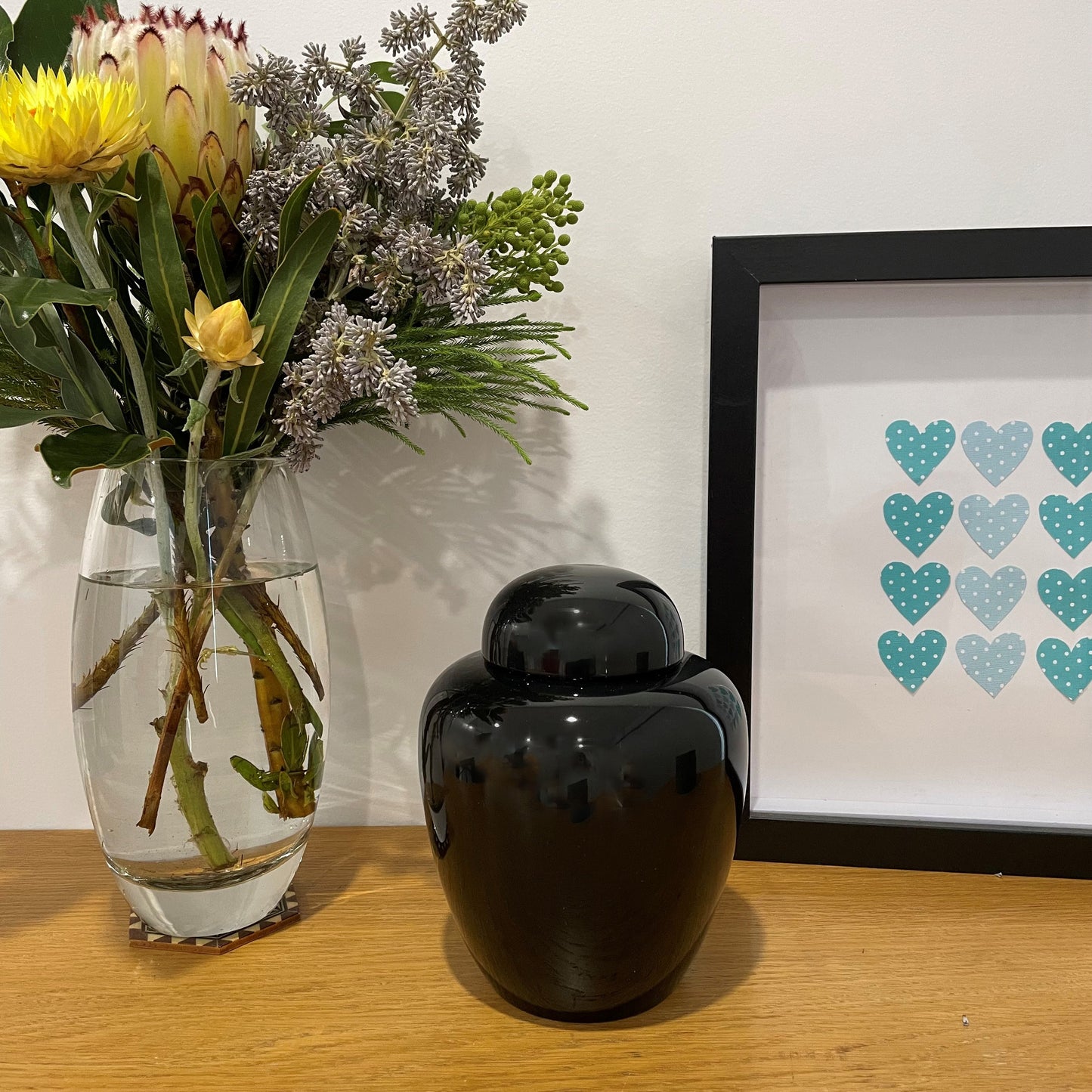 Ceramic Tranquility Memorial Urn in 3 Sizes and 4 Colours