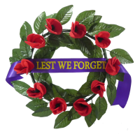 Wreath - Purple Poppy or Red Poppy