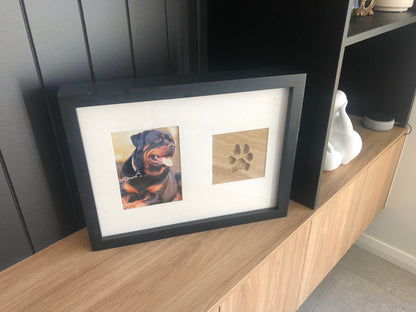 Personalised Paw Prints In Stone