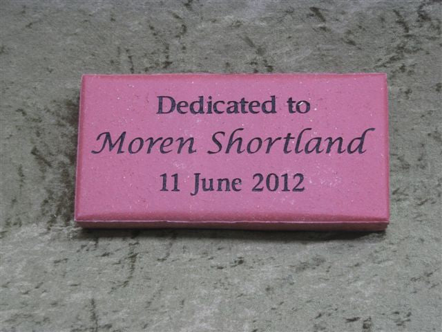 Clay Paver Plaque