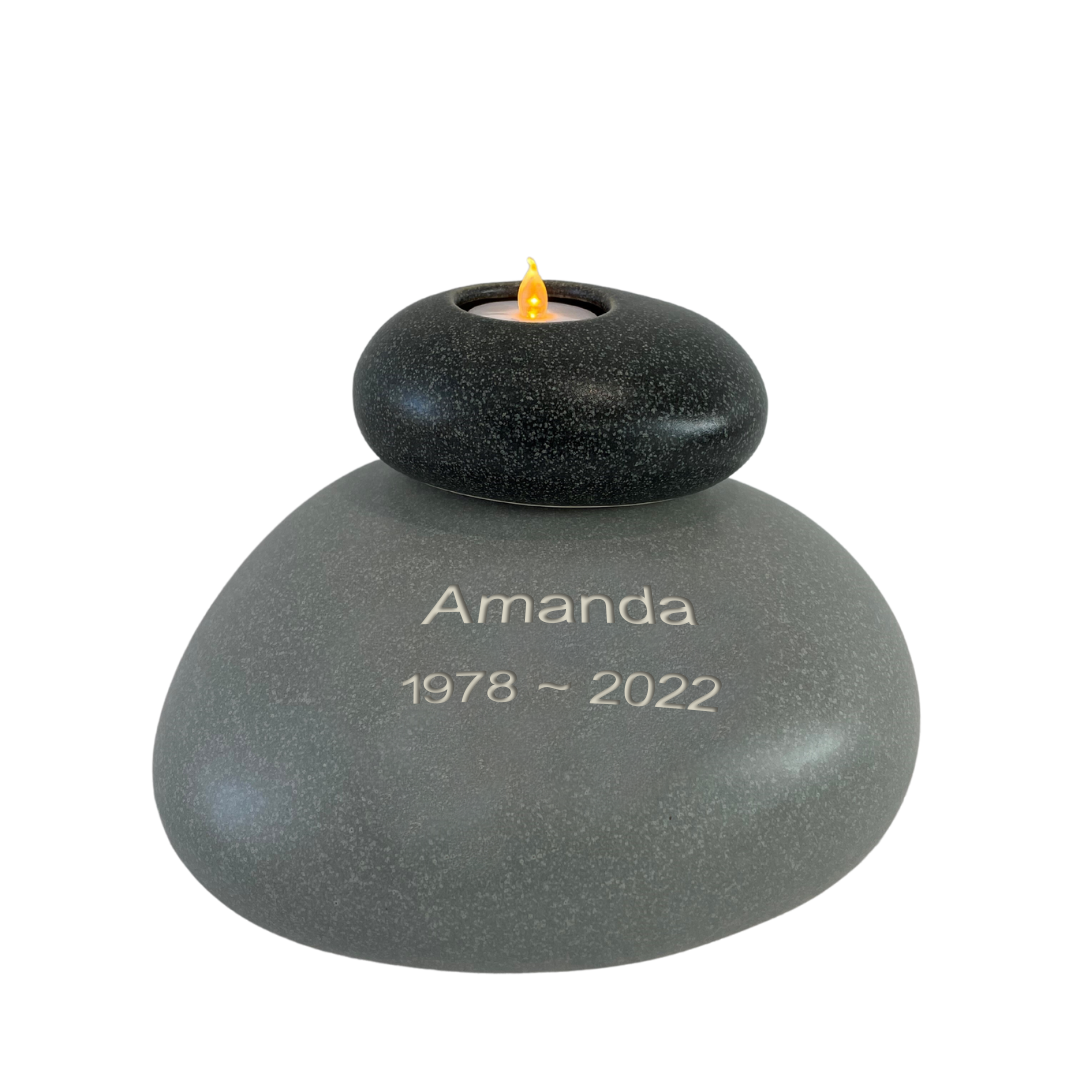 Eternity Pebble Urn -  Personalised