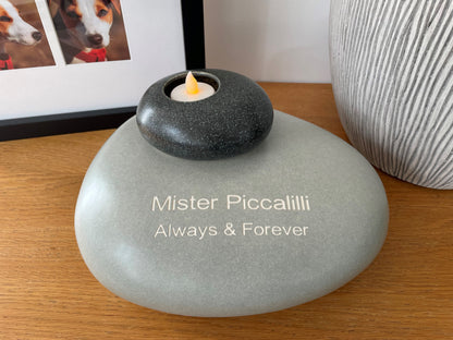 Eternity Pebble Large Pet Urn - Personalised