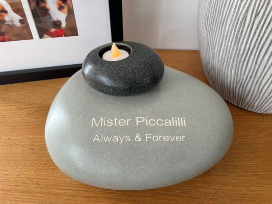 Eternity Pebble Large Pet Urn - Personalised