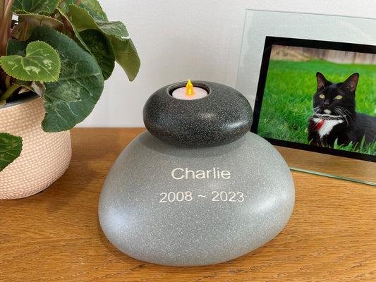 Eternity Pebble Urn - Personalised