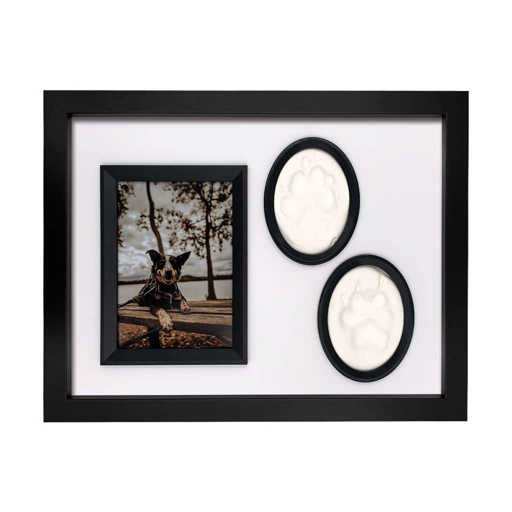 Lasting Impression Pet Memorial Frame - Double Clay