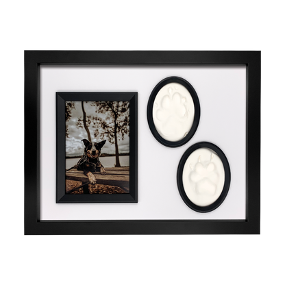 Lasting Impression Pet Memorial Frame - Double Clay