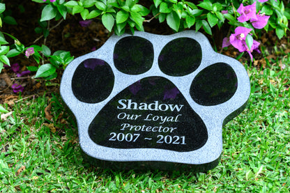 Granite Pet Memorial Plaque - Small