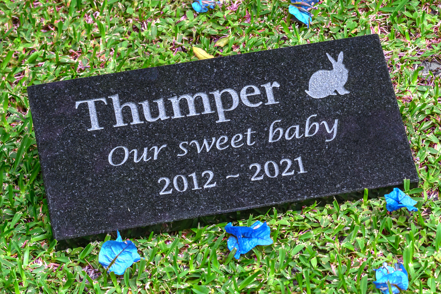 Granite Pet Memorial Plaque - Small