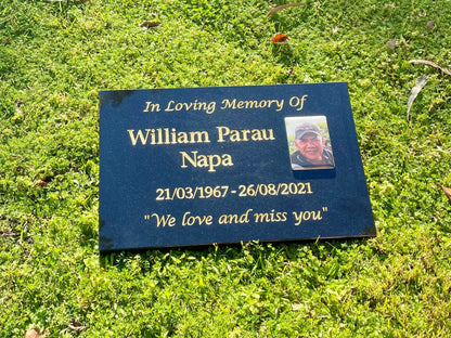 Personalised Granite Desk/Sloper Headstone