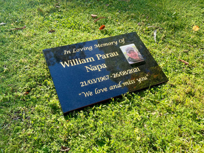 Personalised Granite Desk/Sloper Headstone