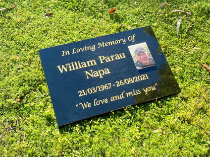 Personalised Granite Desk/Sloper Headstone