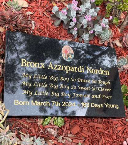 Personalised Granite Desk/Sloper Headstone