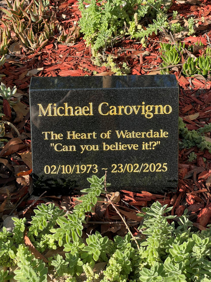 Personalised Granite or Sandstone Headstone Memorial