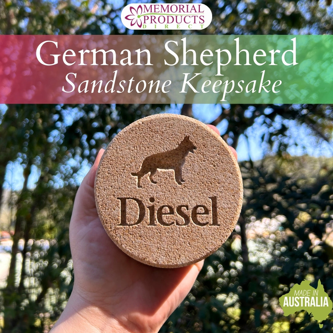 Personalised Pet Sandstone Keepsake - Animal design