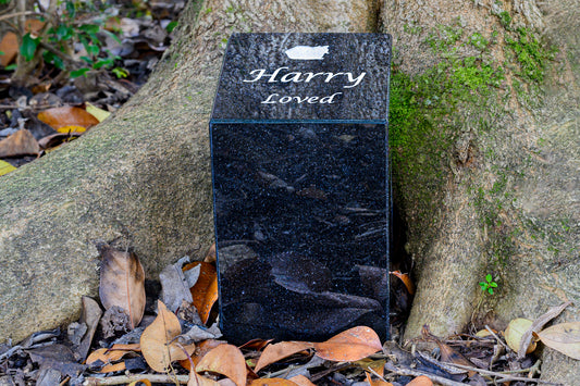 Granite - Personalised - Garden Memorial Pet Urn