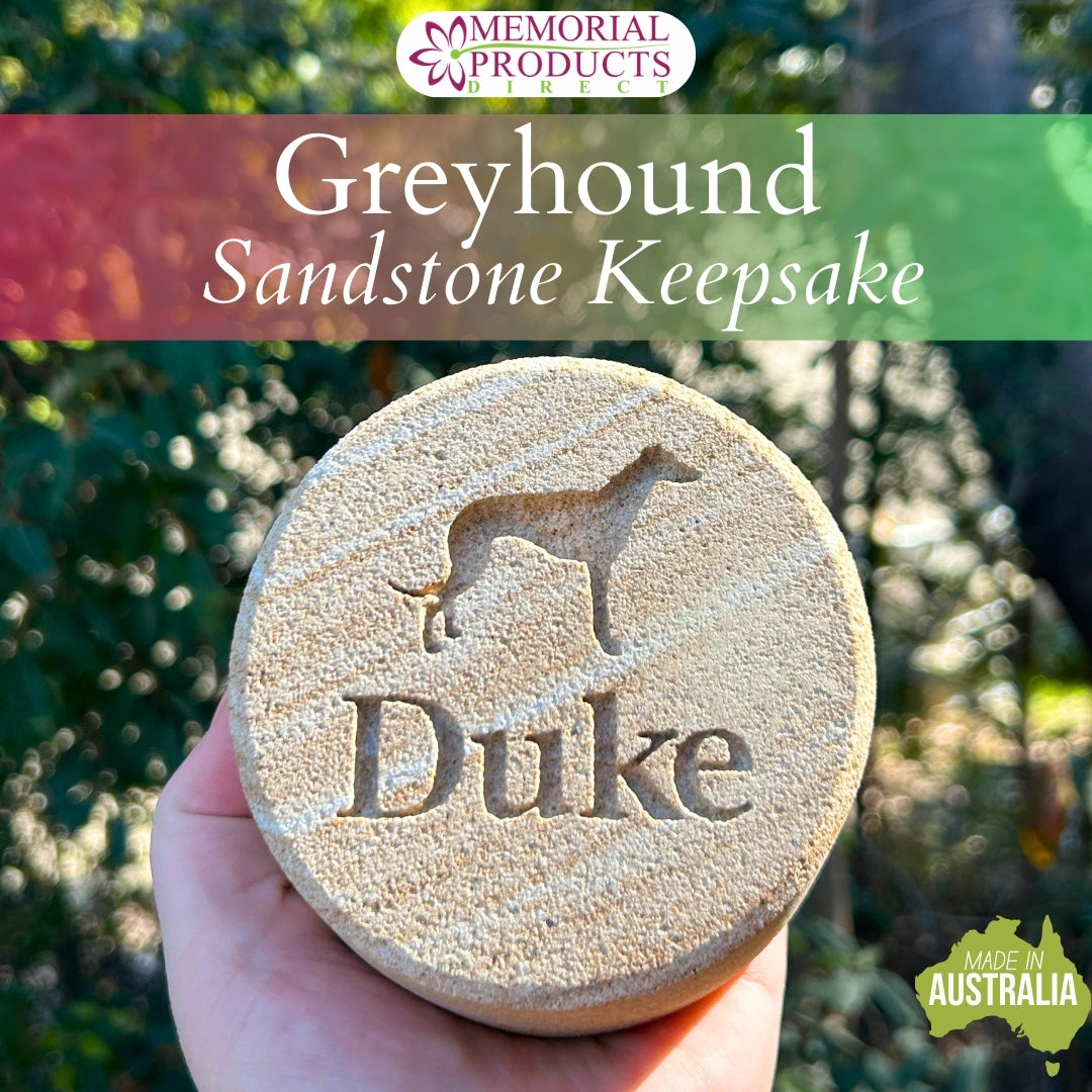 Personalised Pet Sandstone Keepsake - Animal design