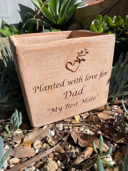 Plant Pot Memorial - Cube