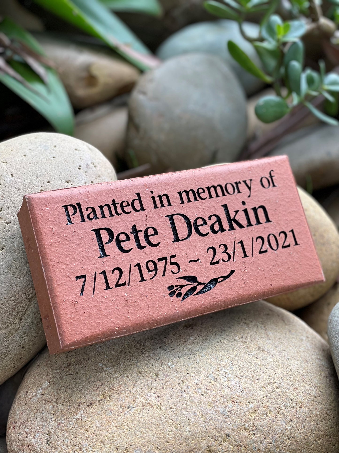 Clay Paver Plaque