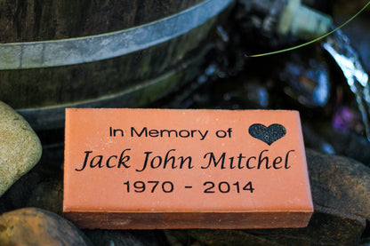 Clay Paver Plaque