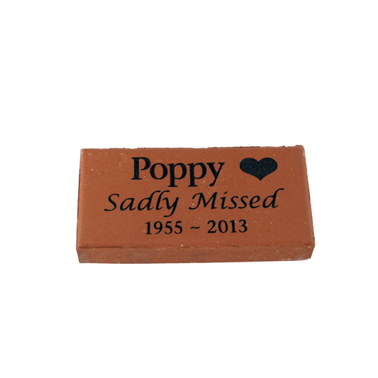 Clay Paver Plaque