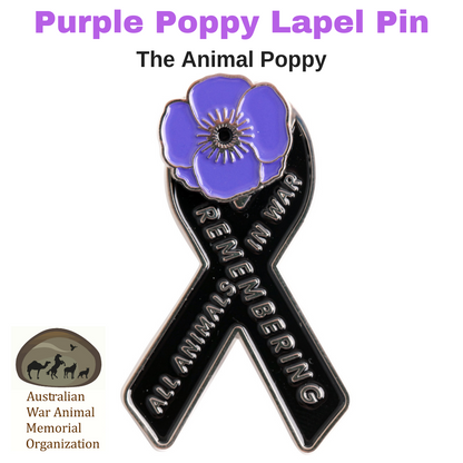 The Purple Poppies Charity - Supporting the Australian War Animal Memorial Organisation