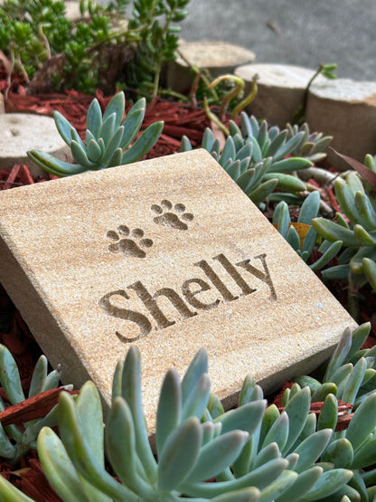 Lovely Square Sandstone Plaque