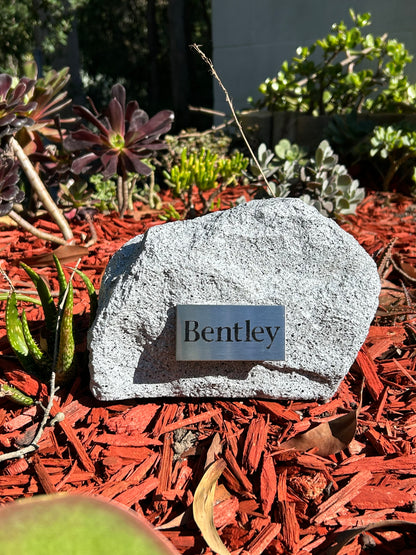 Resin Rock Urn (10 Character Inscription)