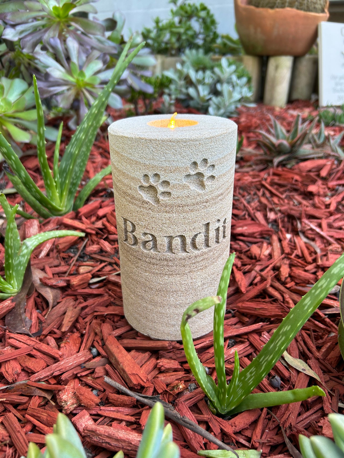 Sandstone Candle - 3 Sizes