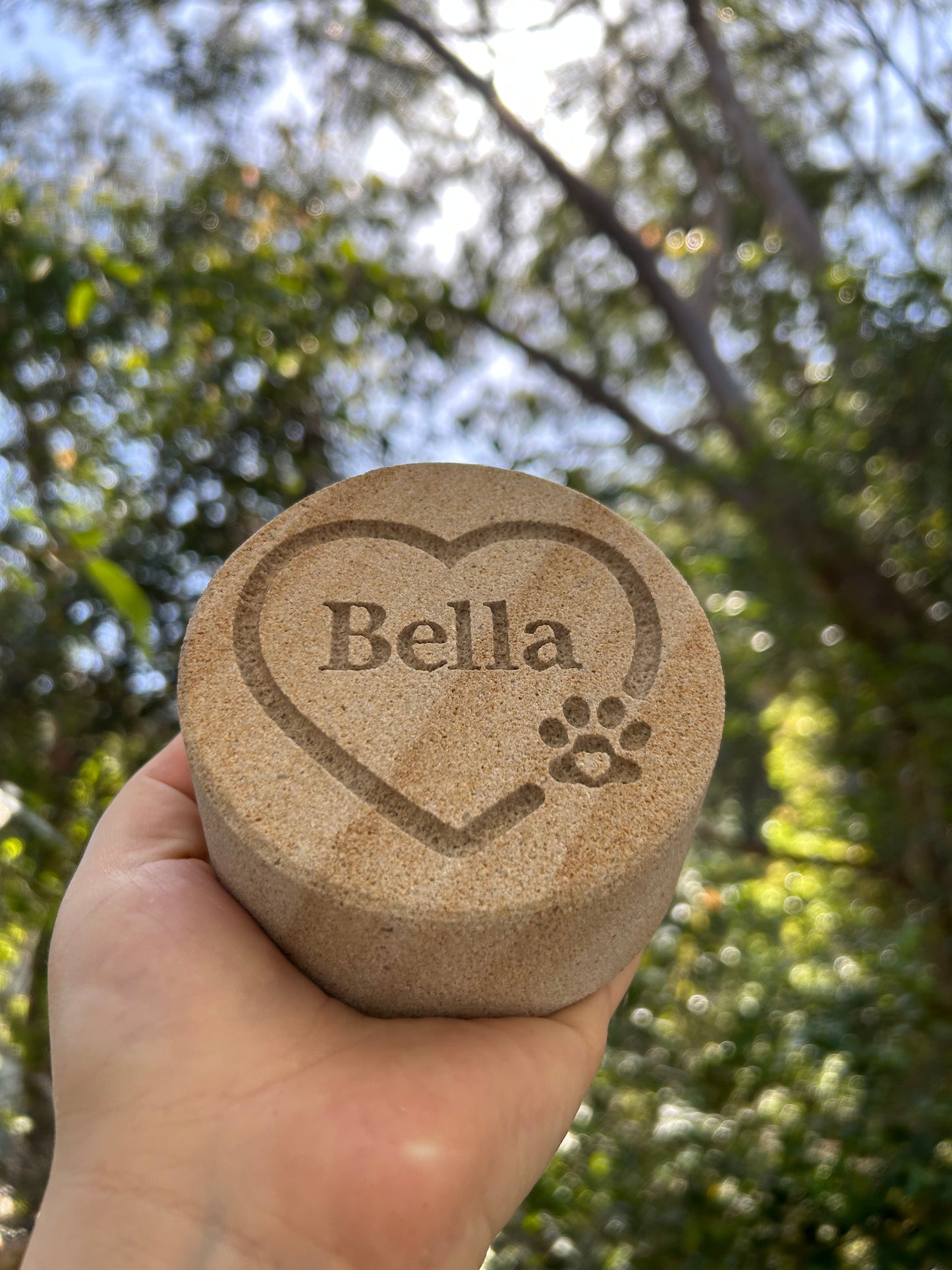 Personalised Sandstone Keepsake