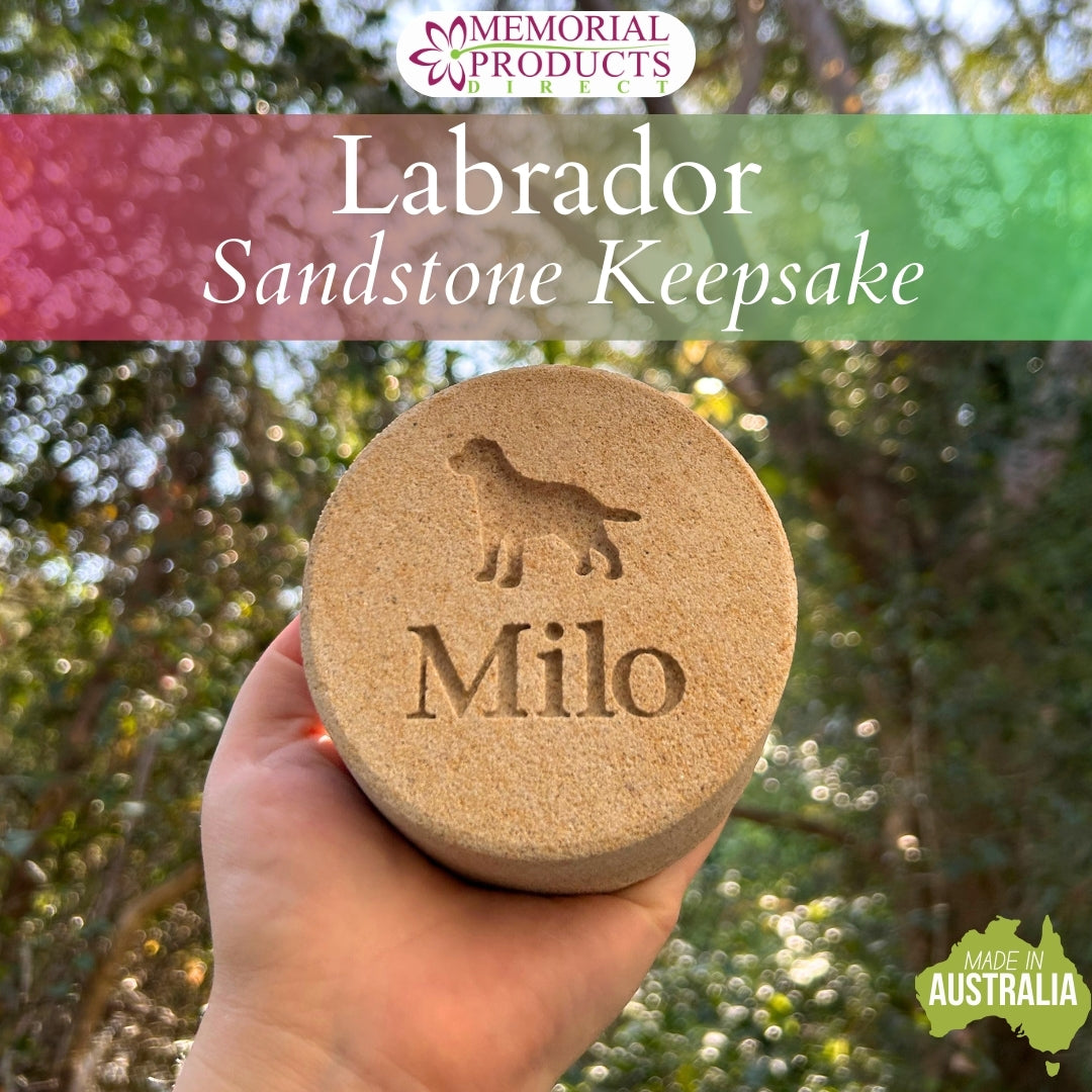 Personalised Pet Sandstone Keepsake - Animal design