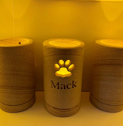 Pet Paw Print Lantern