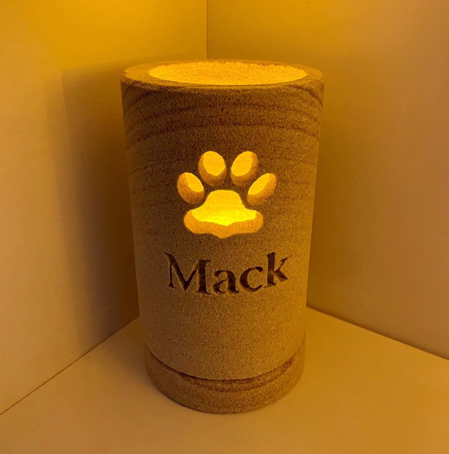 Pet Paw Print Lantern